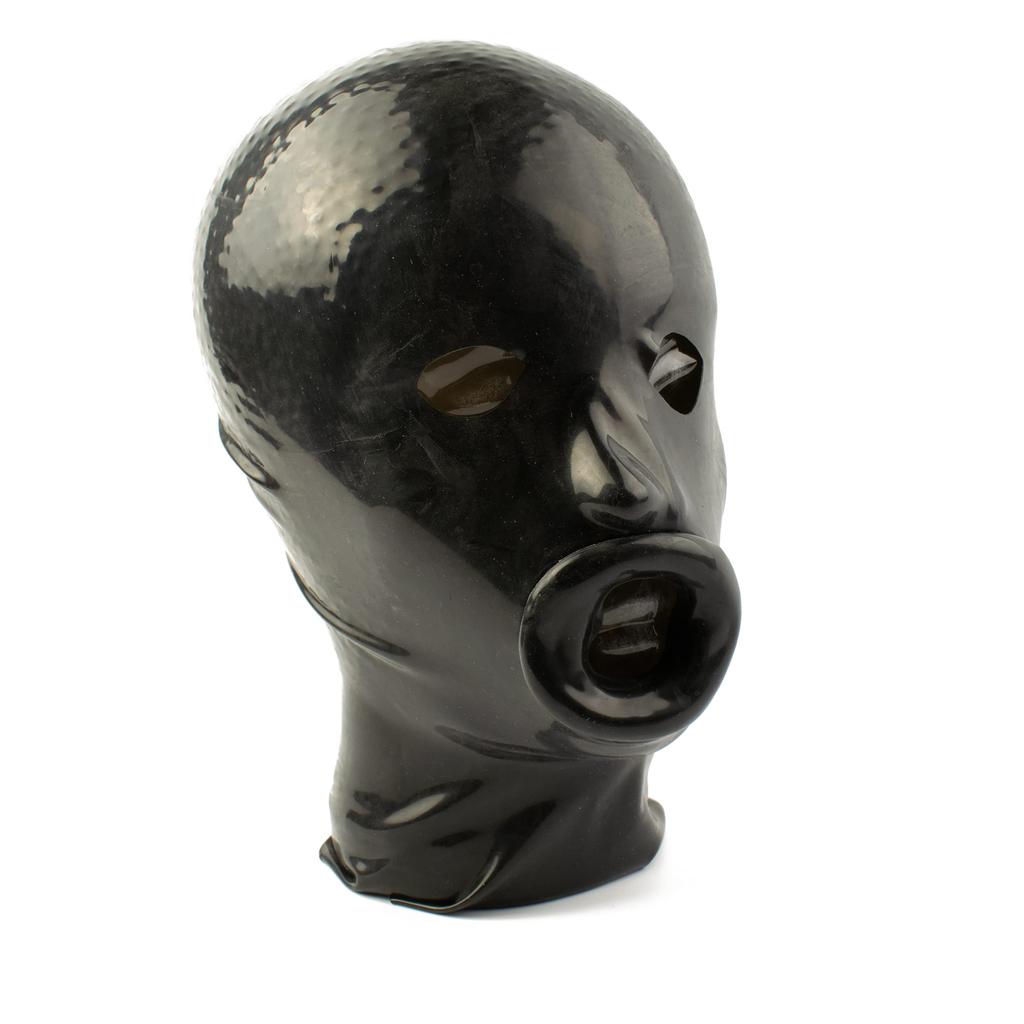 BDSM Bondage Gear Latex Fetish Hood for Fetish Enthusiasts