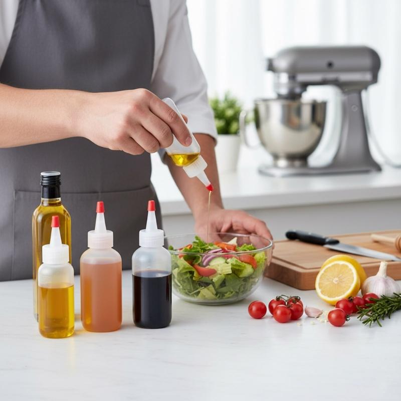 Pack of 30 Soft Squeeze Condiment Bottles With Measurement Marks Leak proof Design Kitchen Essential top sale
