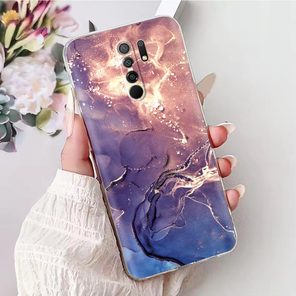Phone Case For Xiaomi Redmi 9 Case Soft TPU Silicone Back Cover for Xiaomi Redmi 9 Redmi9 Case Transparent Bumper Cover Fundas