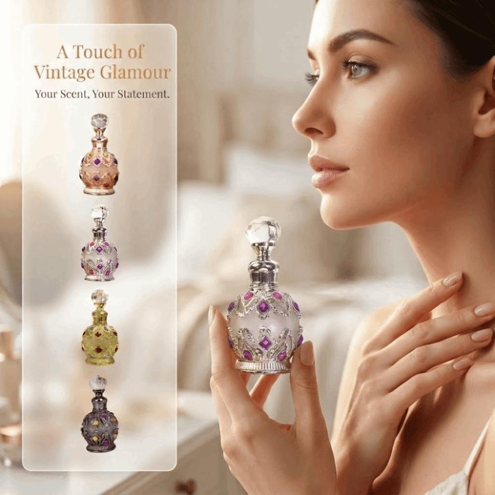 Arab Middle East Split Bottle Luxury Refillable Essential Oil Bottle Perfume Bottle  Beauty Salon