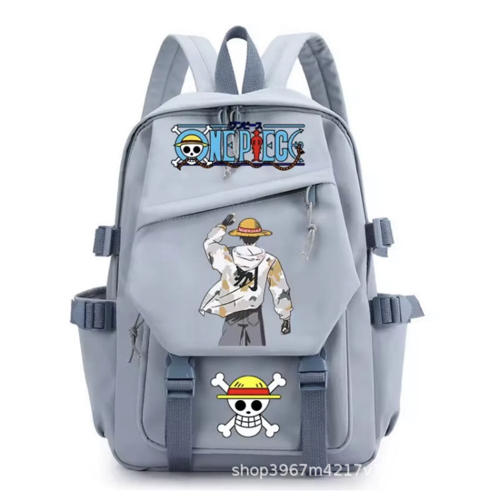 ONE PIECE High School Junior High School Student Elementary School Bag Luffy Fashion Trend Large Capacity Teen Backpack