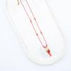 Stainless Steel Colorful Rope Necklace Trendy Casual Wear Fashion Jewelry Minimalist Multifunctional Neck Accessories