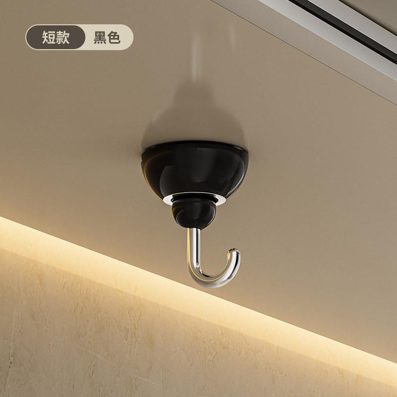 

No Punching Light Luxury Universal Sliding Hook Row Hook Door Strong Load-bearing Storage Hanger Multi-functional Wall Adhesive Hook