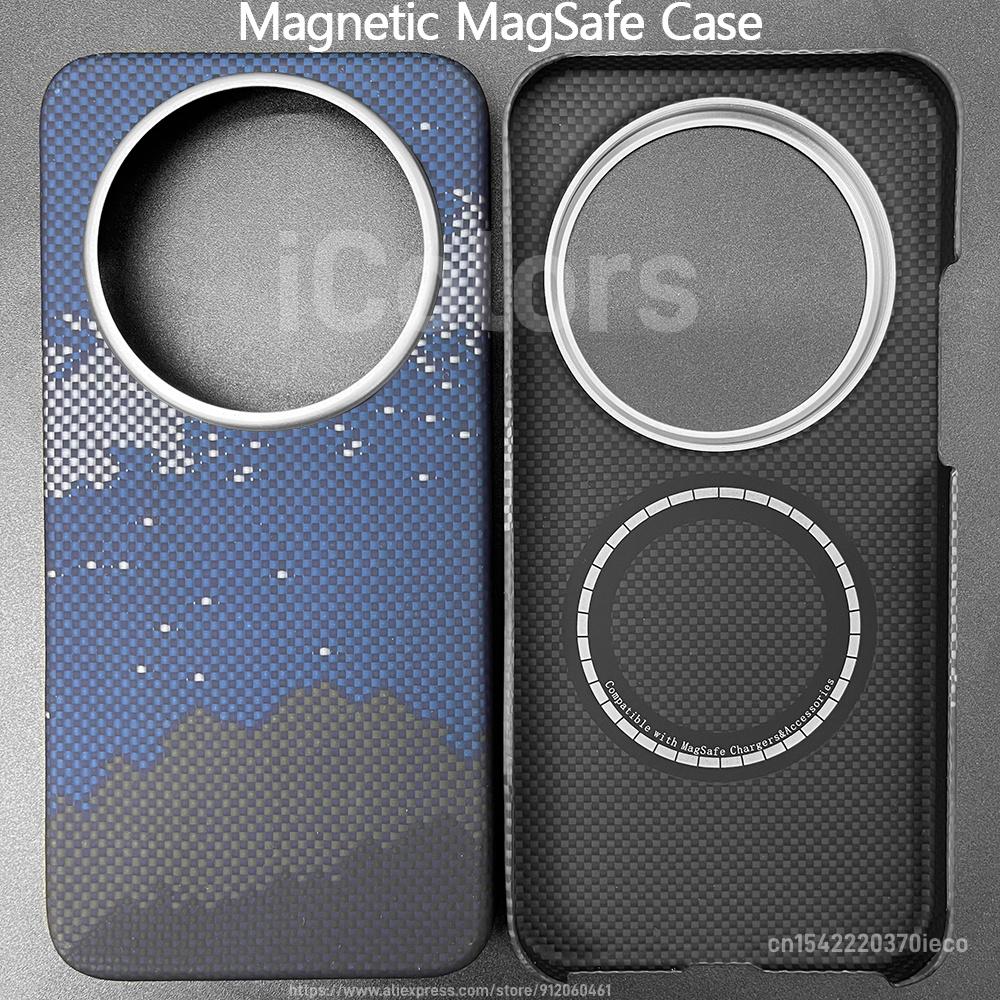 For Xiaomi 17 Ultra Magnetic MagSafe Case Aramid Carbon Fiber Case Ultra Thin Lightweight Armor Protective Cover