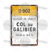 Tour de France Cycling Race Cycling Landmark Metal Plaque Road Signs Croix de FER Madeleine Tourmalet Luz-Ardiden Loze