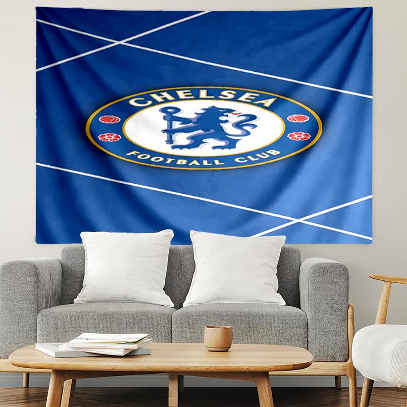 Football club.C Print Tapestry, Lightweight Wall Hanging, for Bedroom, Dorm, Living Room, Home Art Decor - Birthday Christmas Gift for Friends