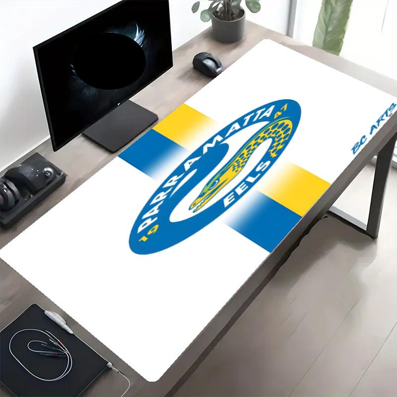 Parramatta Eels Print Mouse Pad, Anti‑Slip Desktop keyboard Mat, for PC Laptop Gaming Working Daily Use, Cool Festival Birthday Gift