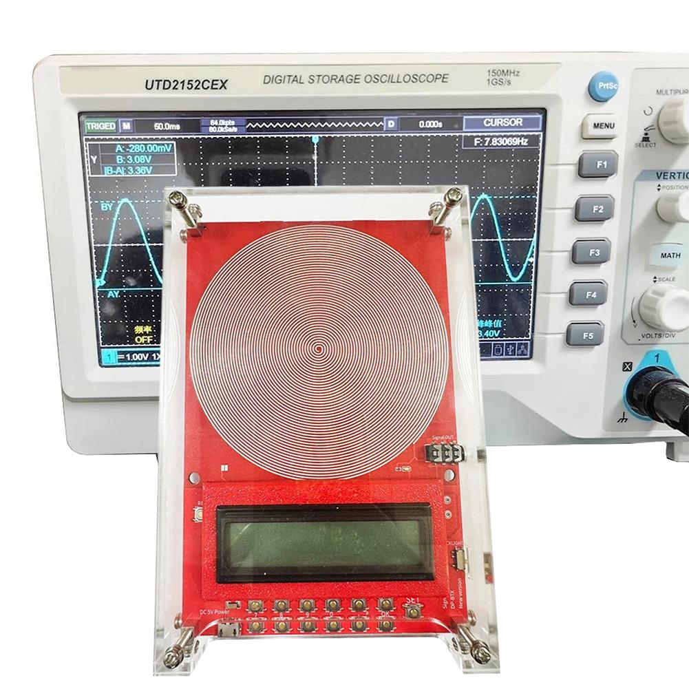 7.83Hz Ultralow Frequency Pulse Audio Resonator 0.01Hz~100000Hz Adjustable Pure Sine Signal Generator Micro USB/Type-C Interface