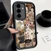Phone Case for Samsung Galaxy A17 A16 A15 A14 A13 Crying Cats Combine Memes A56 A36 A26 A55 A35 A25 A54 A34 A24 A53 A33 A23 A07