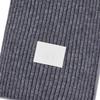 SILN knitted muffler (MELANGE GREY)