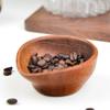 Wooden Coffee Bean Trays Solid Wood Coffee Bean Measuring Bowl Container Espresso Dosing Cup Display Tray Coffee Accessories