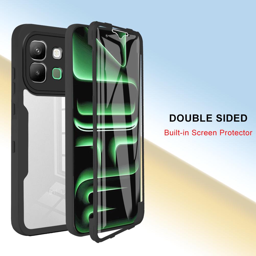 Full Body Protection Shockproof Case for Infinix Note Edge 5G Protective Cover Screen Protector Fundas Coque