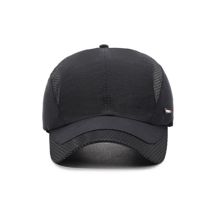 Summer breathable visor short brim baseball cap quick drying hat outdoor beach sun protection cap trendy hat