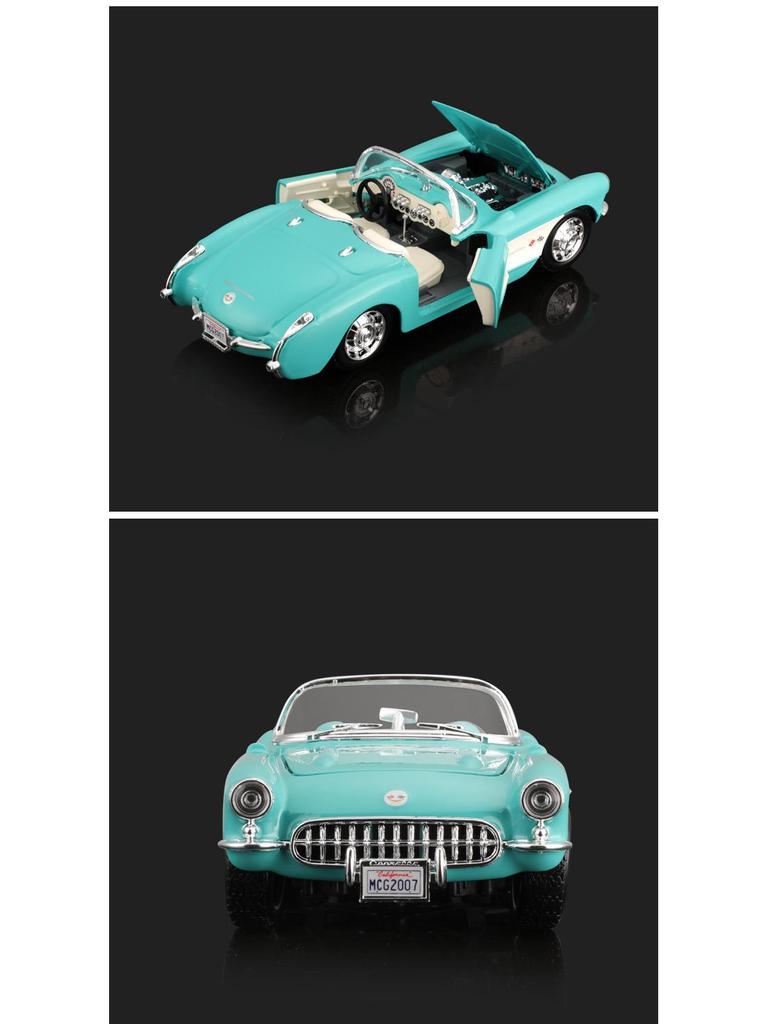 Maisto 1:24 Corvette Nostalgic Simulation Alloy Car Model Ornament Collection Toy