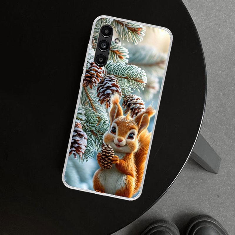 Animal Squirrel Phone Case Cover for Samsung Galaxy A17 A16 A26 A36 A56 A57 A37 A15 A25 A35 A55 A14 A24 A34 A54 A13 A23 A33 A53