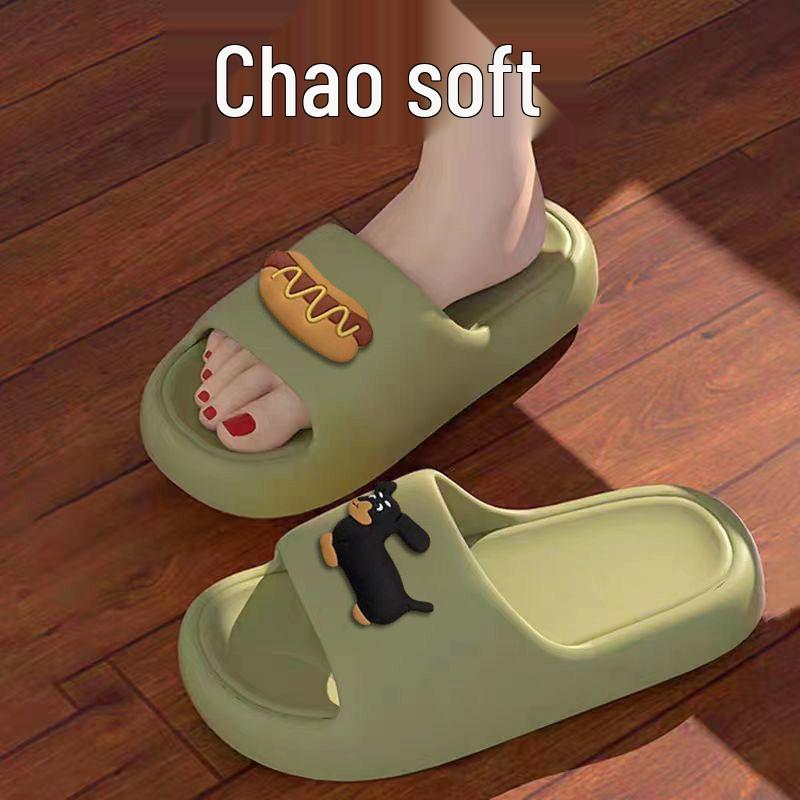 Unisex EVA Slip-Resistant Indoor/Outdoor Slippers - Thick Sole, Quiet, Shower-Ready Sandals