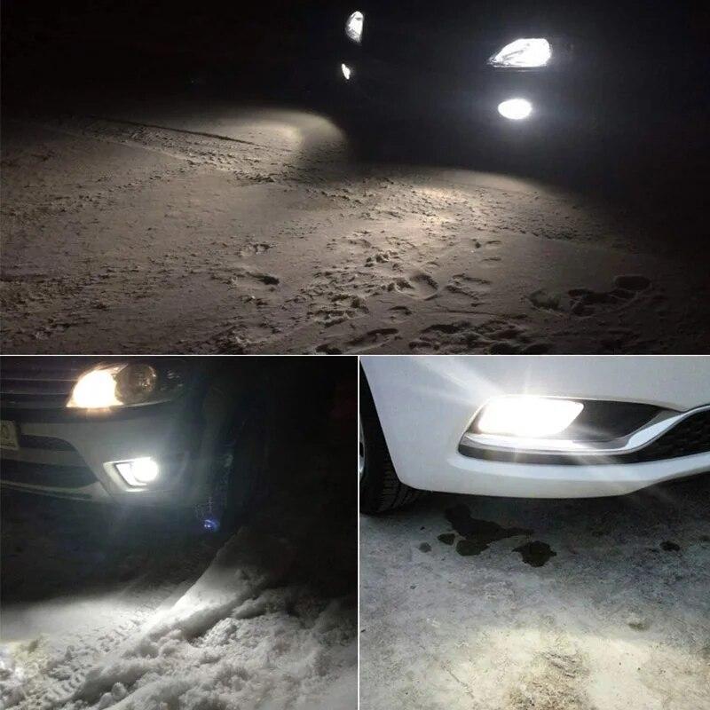 2pcs Led Car Fog Lamp For Renault Kadjar 2015 2016 2017 2018 2019 2020 2021 Front Fog Light Bulb Car Accessories Canbus