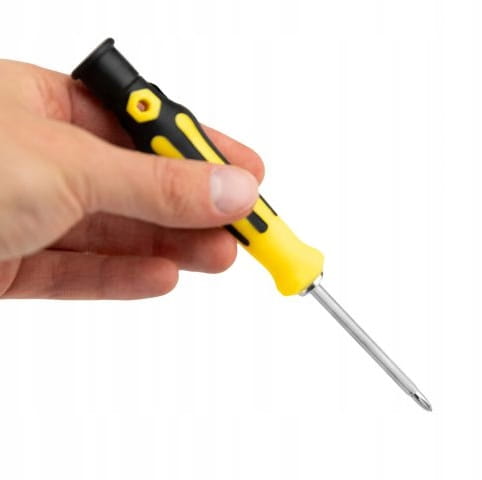 Set of 12 Steel Screwdrivers with Handle