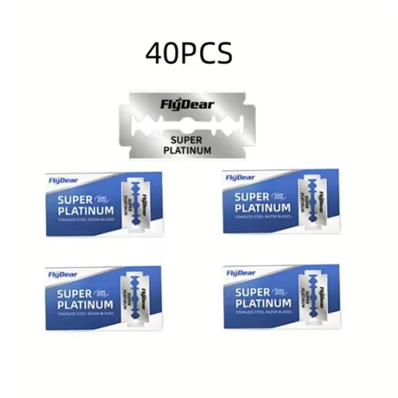 10-100 Stück Edelstahlmaterial Langlebige Barbier Rasierklinge Doppelklinge Sicherheitsrasierer Extra Edelstahlklingen