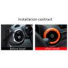 Orange ABS Inner Dashboard Air Vent Trim Cover Ring For Mazda MX-5 Miata 2016-23