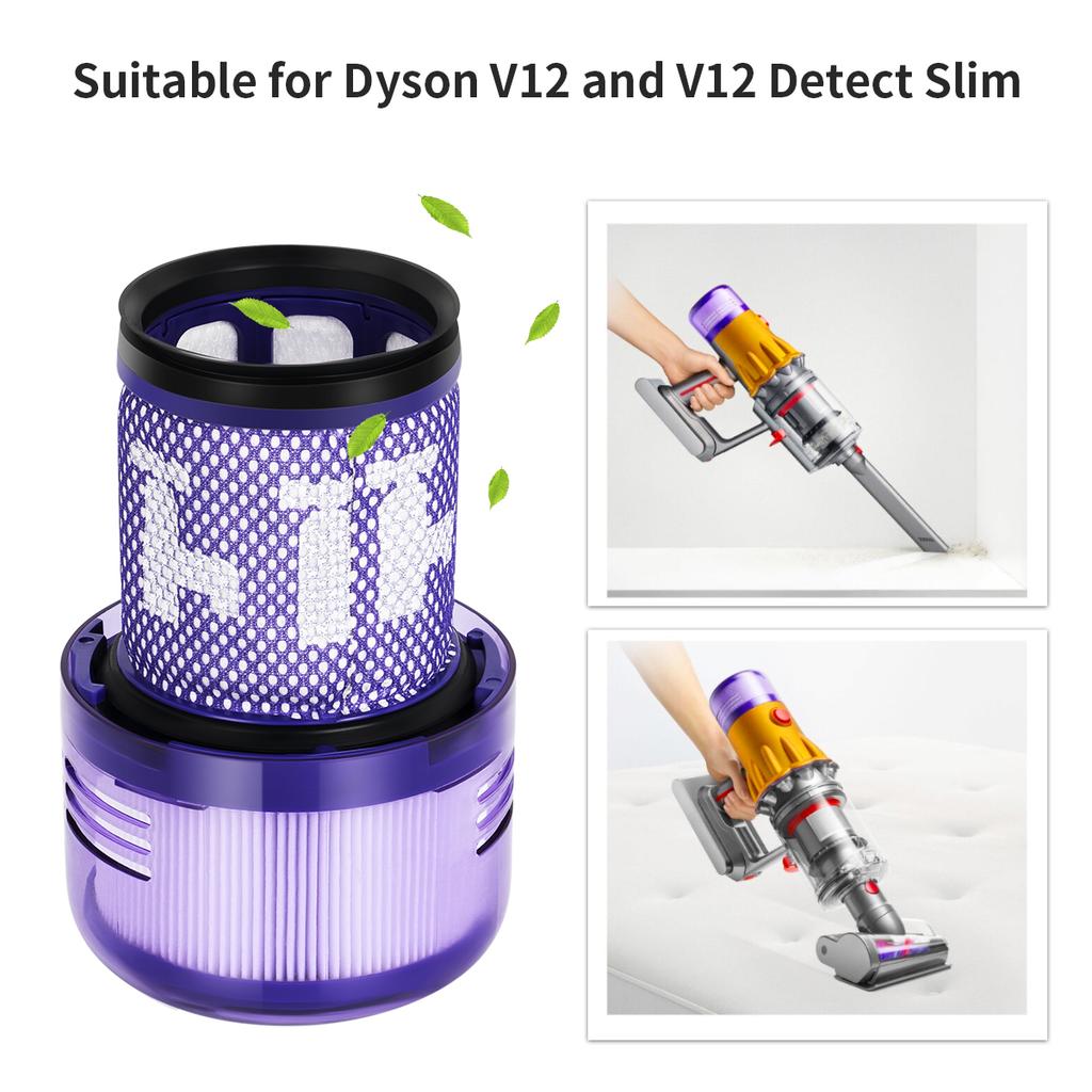 HEPA-Filter & Weiche Rollbürste für Dyson V12 Detect Slim, V12 Detect Slim+, V12 Detect Slim Animal Staubsauger Nein. 971517-01