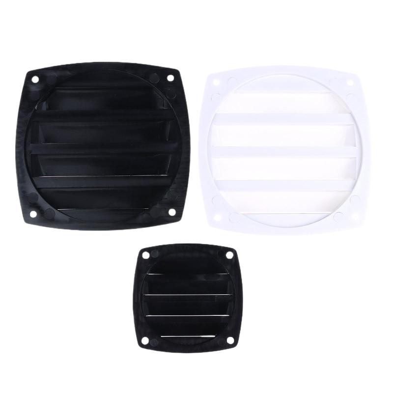 Boat RV Replacement Square Air Vent Louvered, Marine Ventilation Grill Outlet Vent