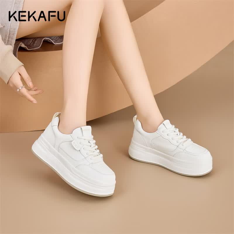 Kekafu Women s Platform Casual Sneakers 38