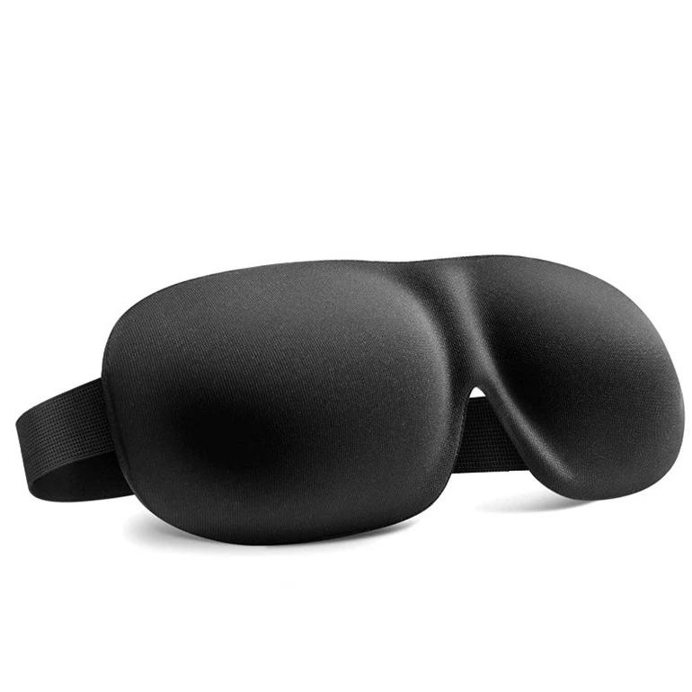 

3D Contoured Sleep Mask 100% Light Blocking Eye Mask Ultra-Soft Skin-Friendly Material Breathable Eye Cover For Rest Travel Yoga