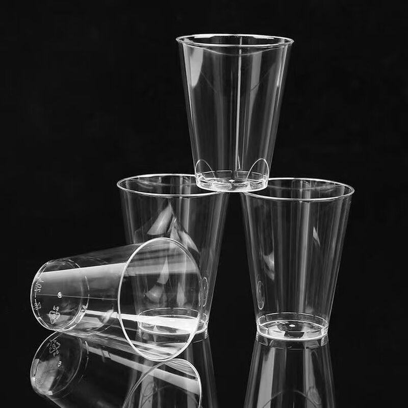 777 Transparent Hard Plastic Disposable Cups
