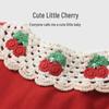 Youqi Baby 2026 Summer Red Cherry Princess Dress for Photoshoots