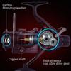 SOUGAYILANG Carp Fishing Reel 4.9:1/5.2:1 Gear Ratio Fishing Reel Spinning Fishing Wheel Fishing Tackle