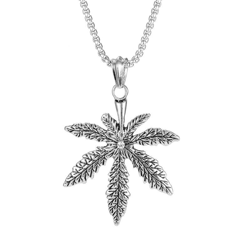 Trendy Titanium Steel Men's Dog Tag Necklace - Hip-Hop Style Pendant Chain