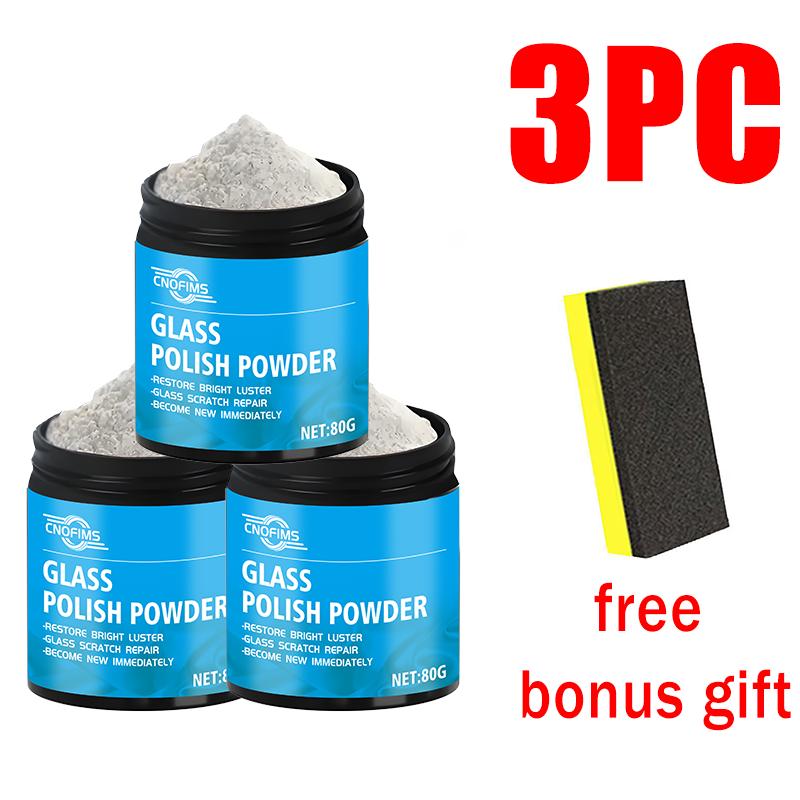 NEW Car Glass Polishing Powder Auto Glass Polishing Cleaning Powder Safe And Gentle Vehicle Cleaning Tool For Removing Oil Film