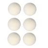 6 Pcs Wool Drying Balls High Density Adsorb Impurities Reduce Static Electricity Laundry Wool Balls