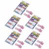 Echo Metal Milk Carton Clips, Clear/Pink Assortment, 1228-100, Set of 10