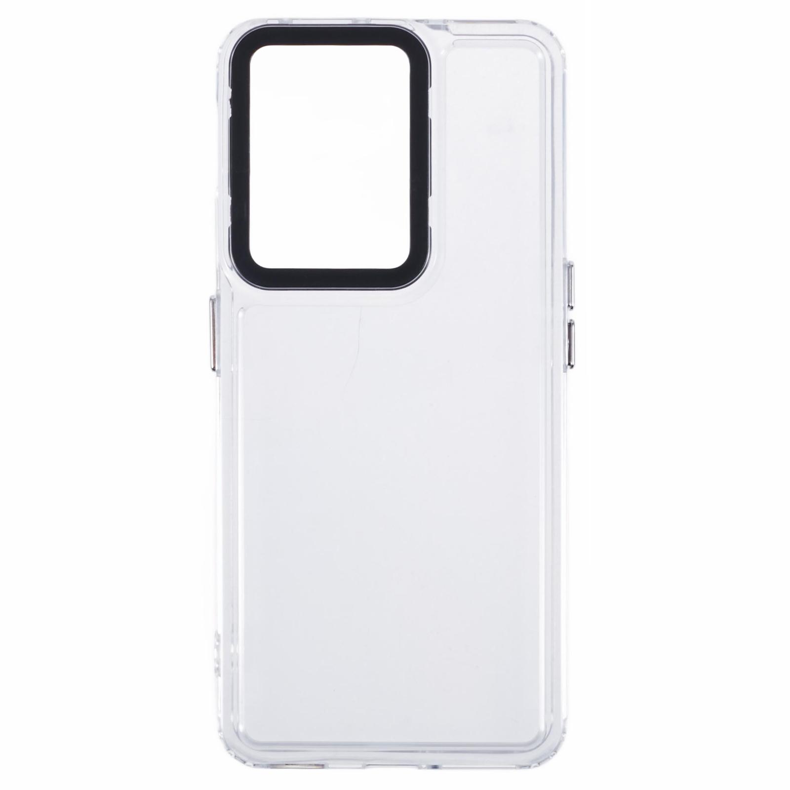 

For OnePlus Nord 3 5G Clear Phone Case PC+TPU Hybrid Back Cover Transparent Purple