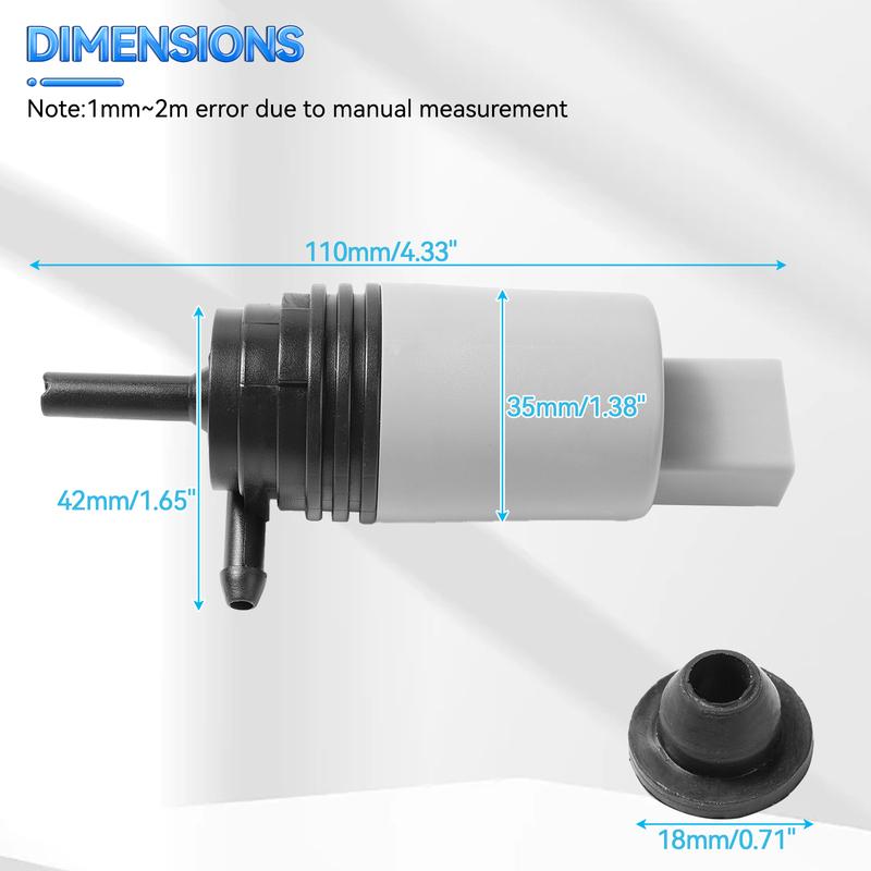 Windscreen Washer Pump For Bmw 1/2/3/4/5/6/7/X1/X3/X4/X5/X6 Series Single Outlet Windscreen Washer Pump 67127302589 67126934159
