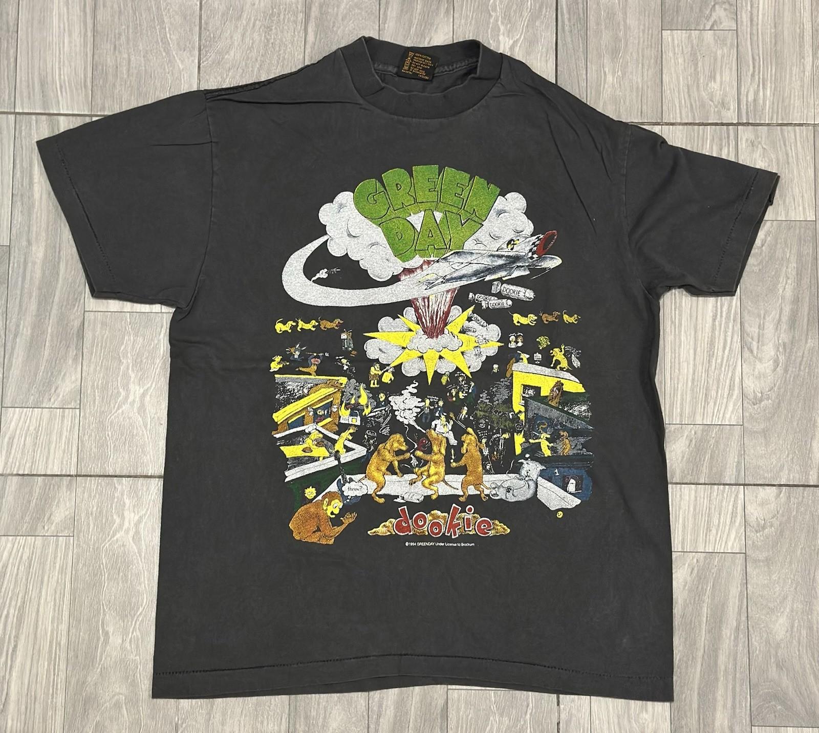 GREEN DAY vintage 1994 DOOKIE t shirt GREENDAY dogs Unisex T-Shirt XXXXL