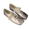 Modne Płaskie Buty Damskie Buty do Tańca Baletowego Kwadratowy Nosek Modne Mokasyny do Sukienki Buty 2025 Wiosna Markowe Codzienne Wygodne Eleganckie Zapatillas De Mujer