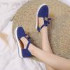 Customizable Women's Sandals Summer Casual Flat Platform Heel Tassel Buckle Strap  Sandals Platform Vulcanized Shoes