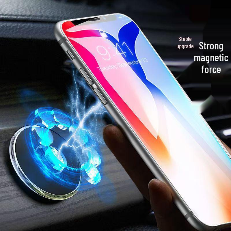 Magnetic Car Phone Holder & Navigation Stand New Car Magnetic Sticker - Hexagonal (1 piece)