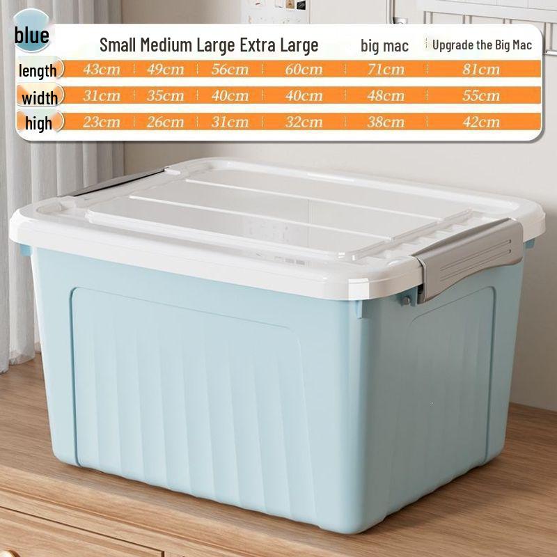 Extra Large Plastic Storage Box for Clothes and Toys