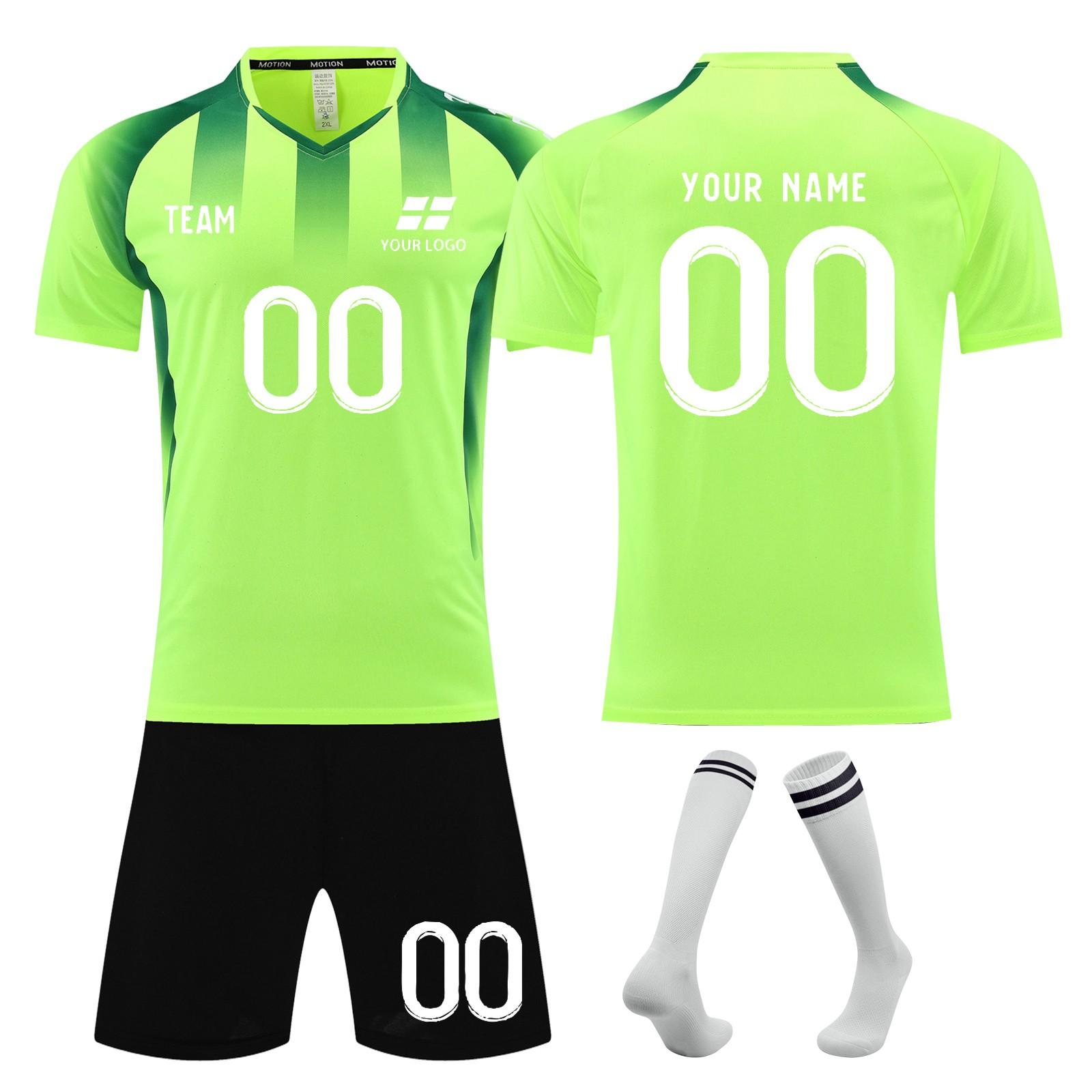 Men s Soccer Jersey Set with Shorts and Socks Athletic Uniform for Training and Match 22