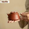 200ml Zhu Mud Purple Clay Teapot Handmade Tea Infuser Pot Tea Maker Kettle With Ball Hole Chinese Tea Set Collection Ornaments