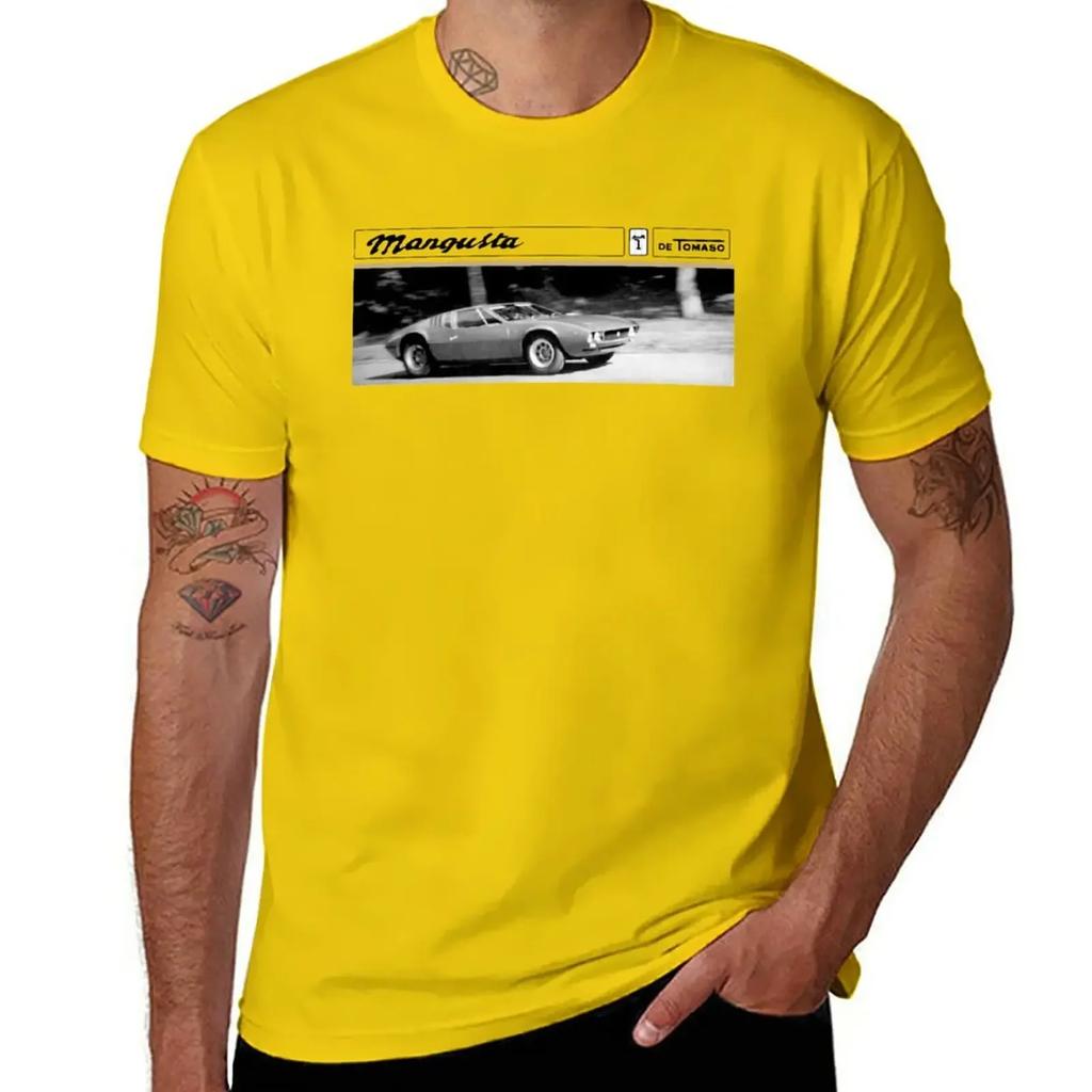 DE TOMASO MANGUSTA T-Shirt schnelltrocknende Tops Sommerkleidung Designer-T-Shirt Herren