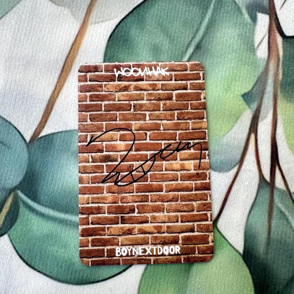 [USED] Unaku Trading Card weverse WHY