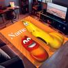 Custom Personalization Larva Print Area Rug - Soft, Washable Non-Slip Indoor Mat,Living Room,Home&Office Decorative Rug