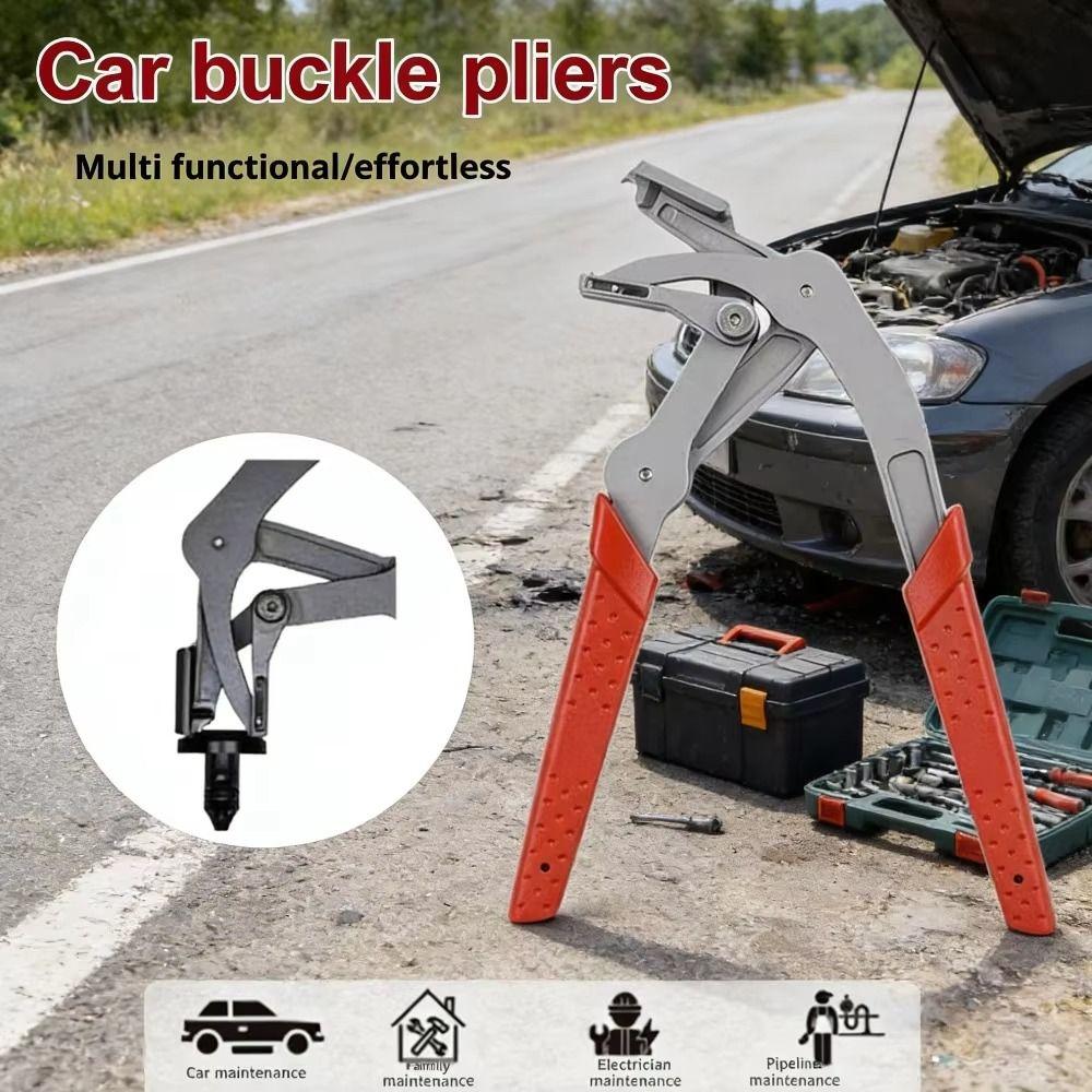 Anti-Slip Grip Automotive Disassembly Pliers Durable Car Clamping Pliers  Auto Repair Accessories