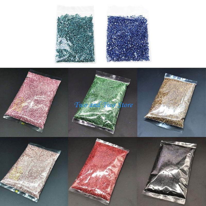 HX6F 50g Decorative Crystals Broken Stones Bulk UV Resin Fillers DIY Mold Art Crafts