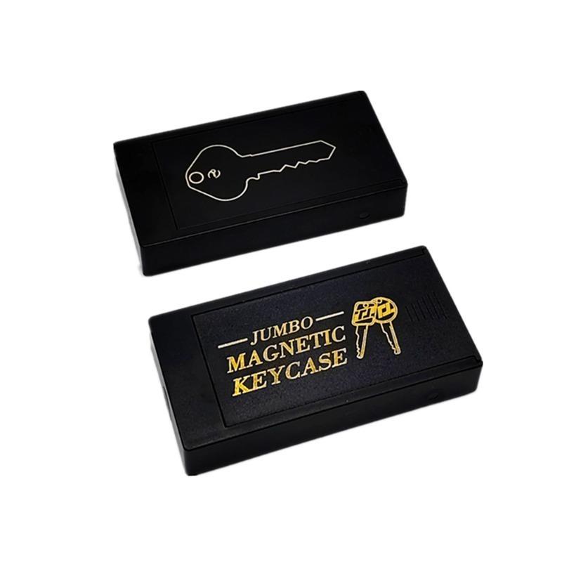 Magnetic Key Holder Under Car - Durable Plastic Spare Key Hider with Strong Magnet for Car/Home/Office - Never Locked Out